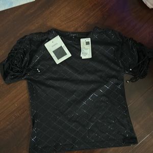 Blue/Navy Chanel shirt with ties
